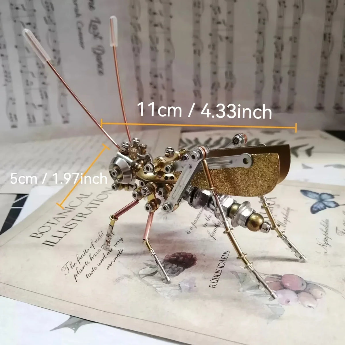 3D Insect Bee Brass Puzzle Steampunk Metal Model DIY Kit