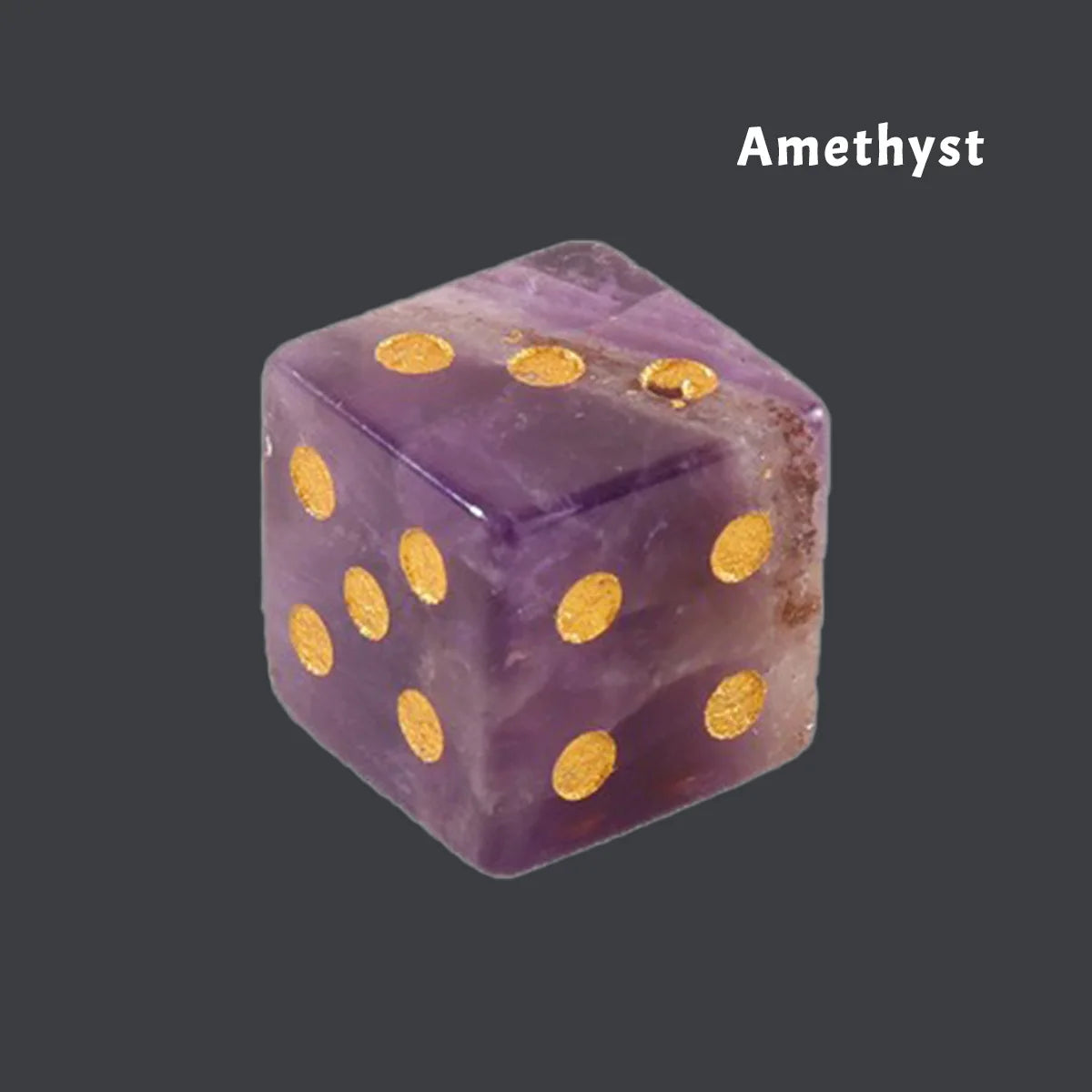 Natural Crystal Stone Lucky Dice