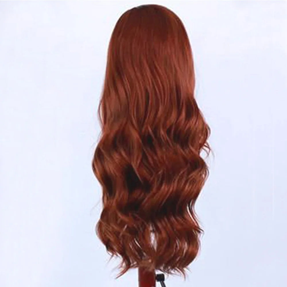 Long Soft Waves Wigs Side Part Soft Lace Front Wig Heat Resistant Fibre