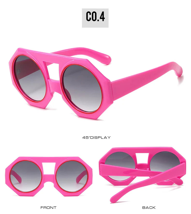 Oversized Futuristic Punk Sunglasses