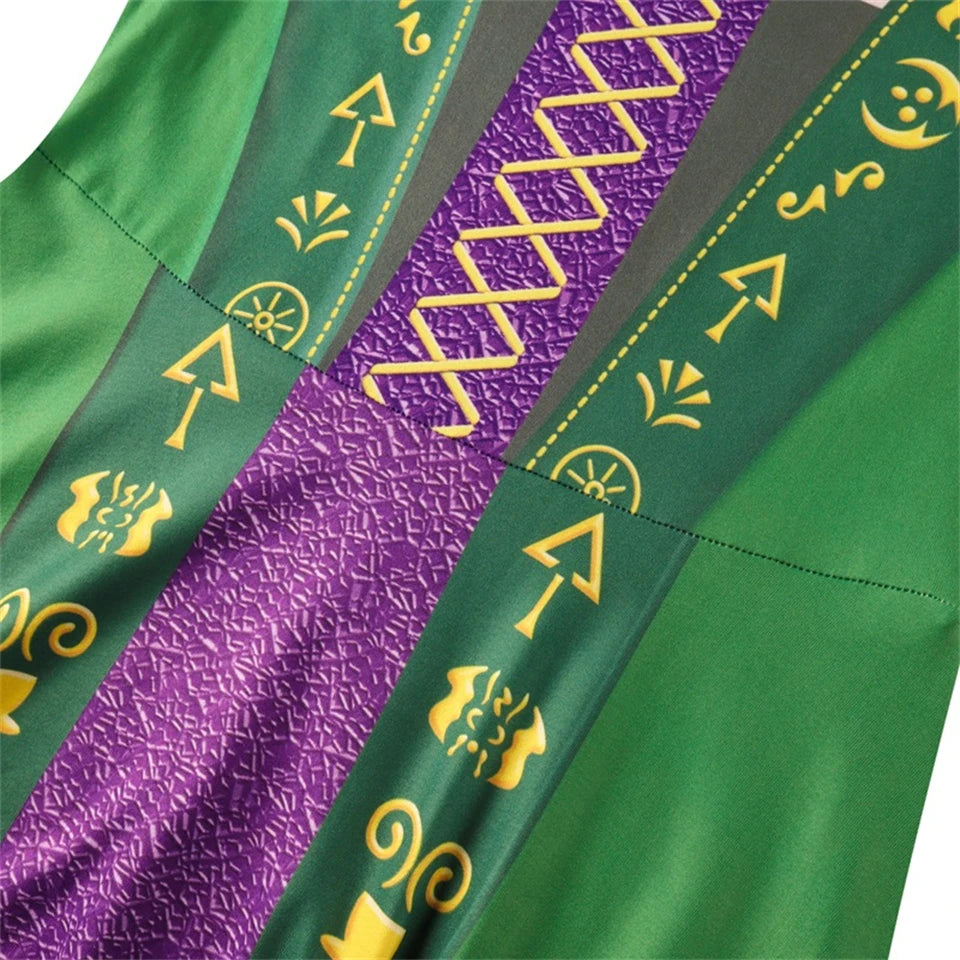 Hocus Pocus Sanderson Sisters Halloween Witch Cosplay Costume