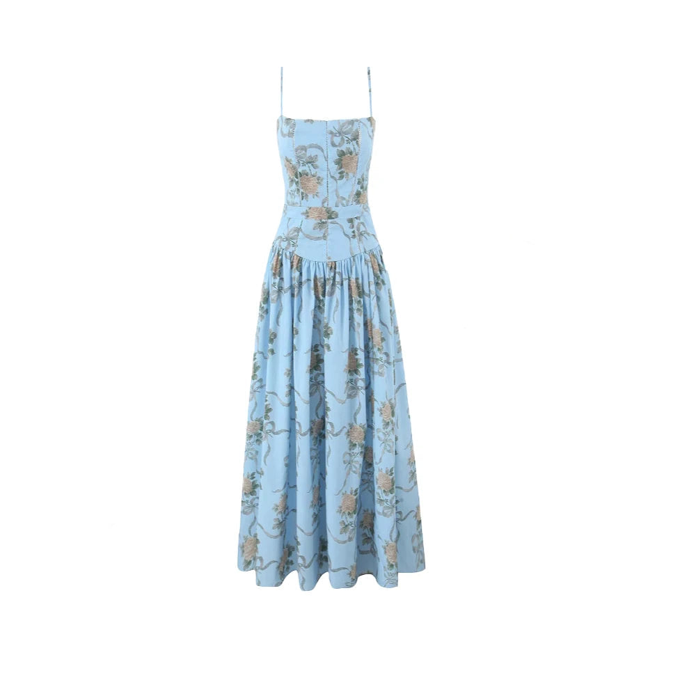 Olivietta's Floral Print Midi Sundress