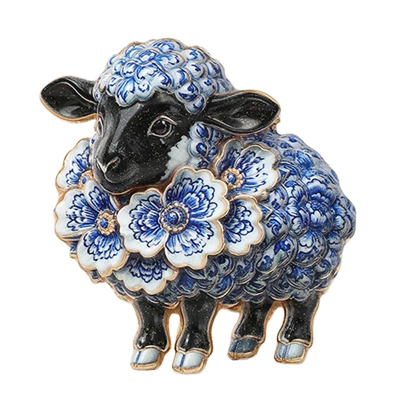 Sheep Brooches 6 Colours