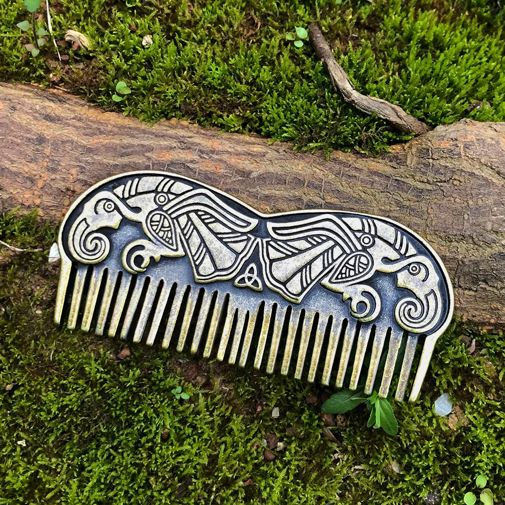 Norse Viking Beard Comb Odin's Ravens Viking Gift For Men