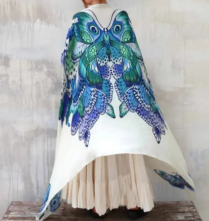Wings Fantasy Shawl Scarf Festival Cloak Rave Accessories