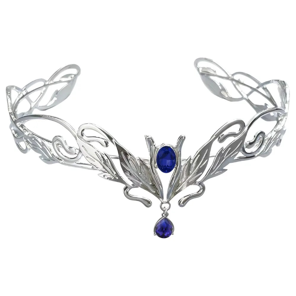 Elven Crown Forest Fae Diadems Forehead Jewellery