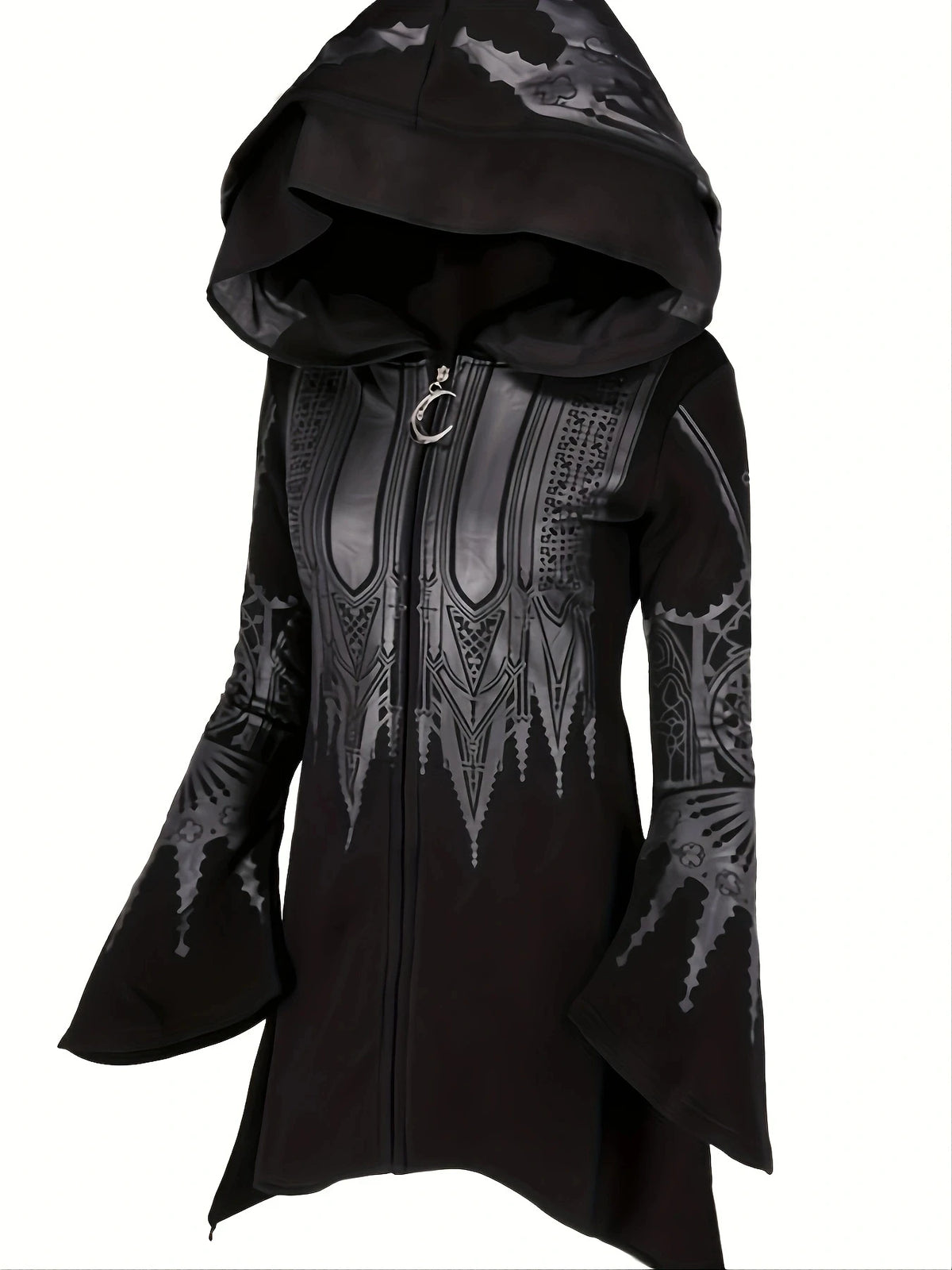 Assassin's Hoodie Asymmetric Sweatshirt with Hood