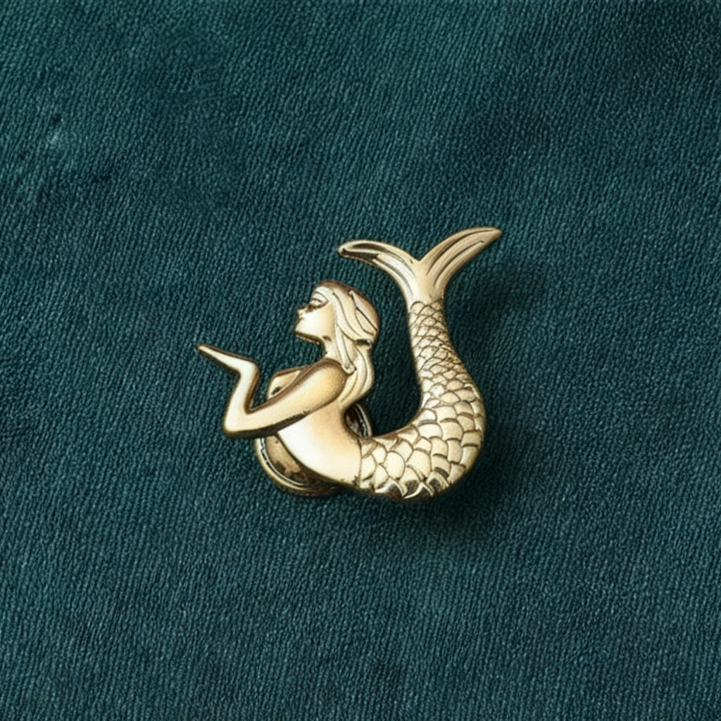 Golden Mermaid Dresser Knobs Furniture Handles Drawers Hardware Cabinets Pulls