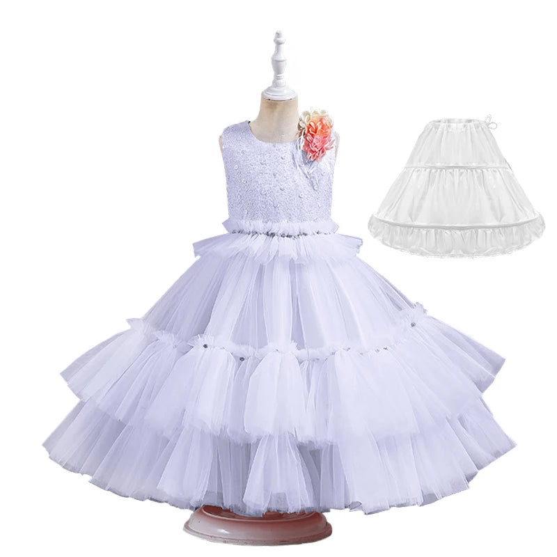 Cupcake Fluffy Tulle Tiered Party Dresses