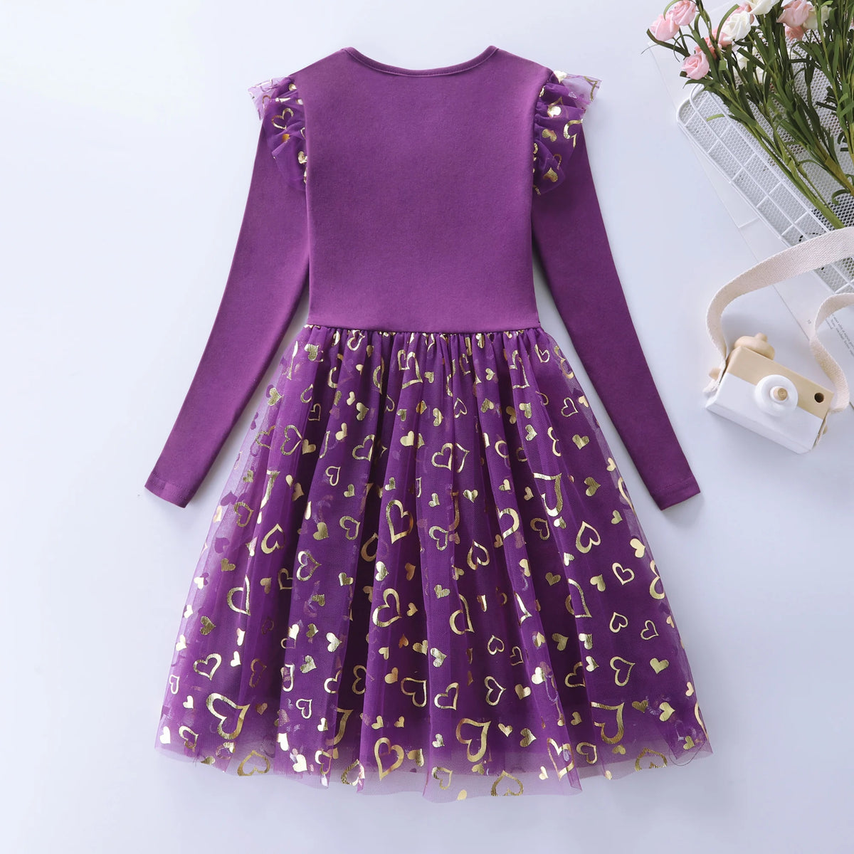 Girls' Long Sleeve Unicorn Dresses