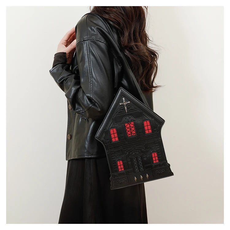 Haunted House Crossbody Bag