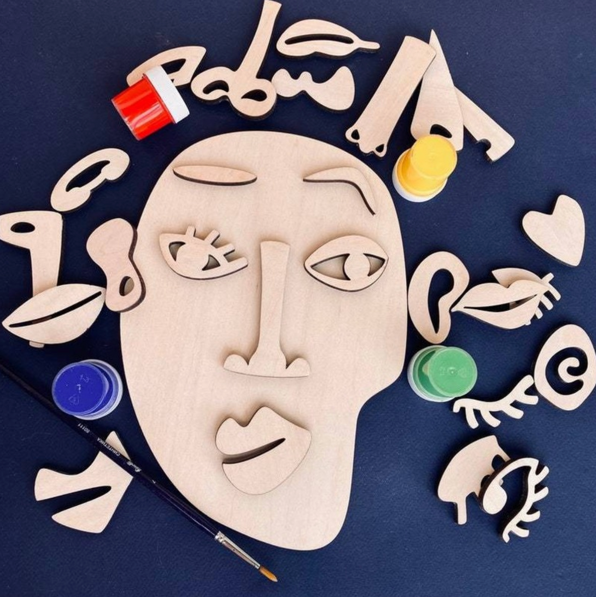 Picasso Art Puzzle Play Set Children's Wooden Montessori Puzzle
