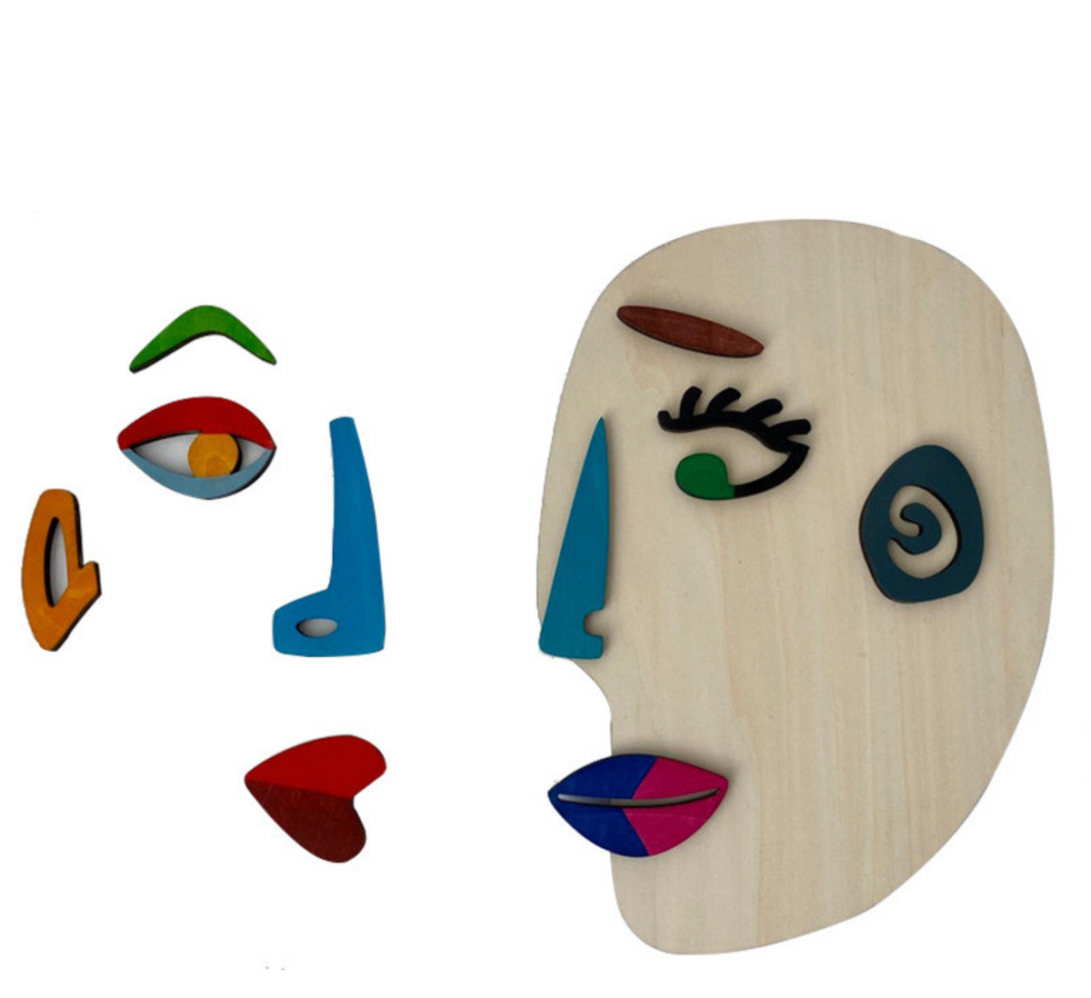 Picasso Art Puzzle Play Set Children's Wooden Montessori Puzzle