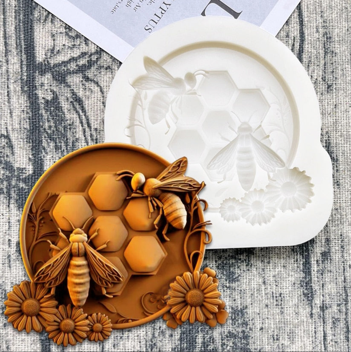 Honeycomb Bee Silicone Mould Baking & Crafting Tools
