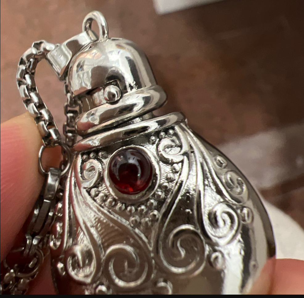 Perfume Bottle Mini Bottle Pendant Necklace