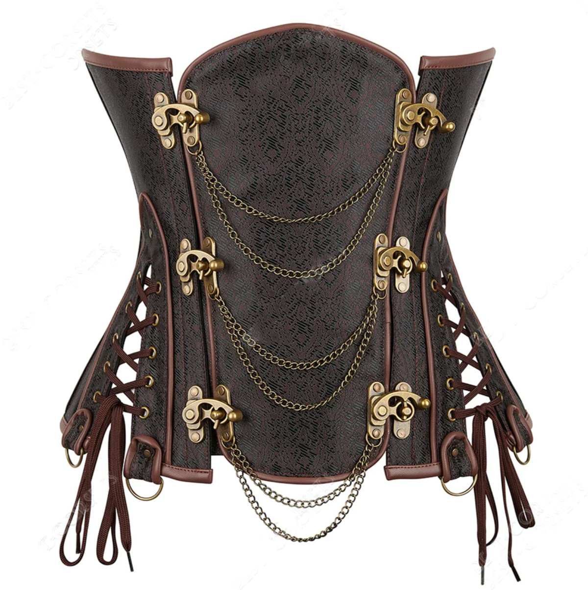 Octavia's Steampunk Underbust Steel Boned Corset