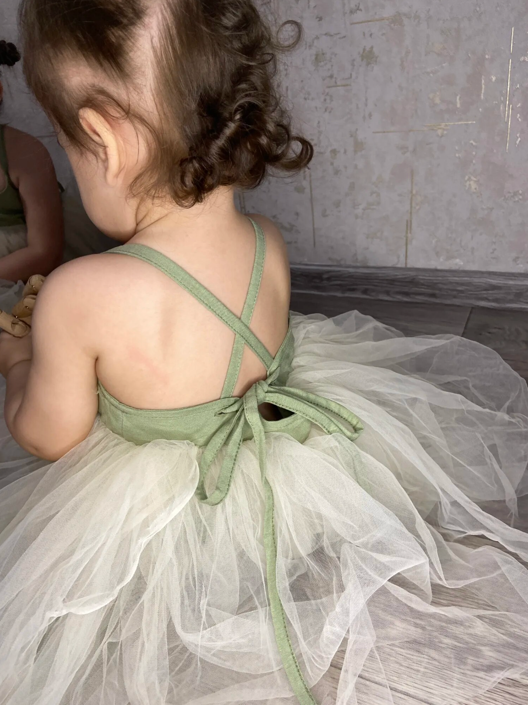 Bhoomie Baby Girl Toddler Cotton Linen Tutu Dresses