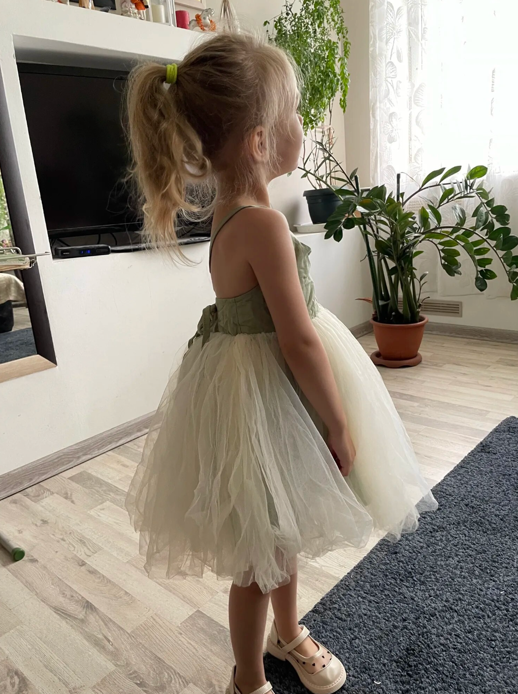 Bhoomie Baby Girl Toddler Cotton Linen Tutu Dresses