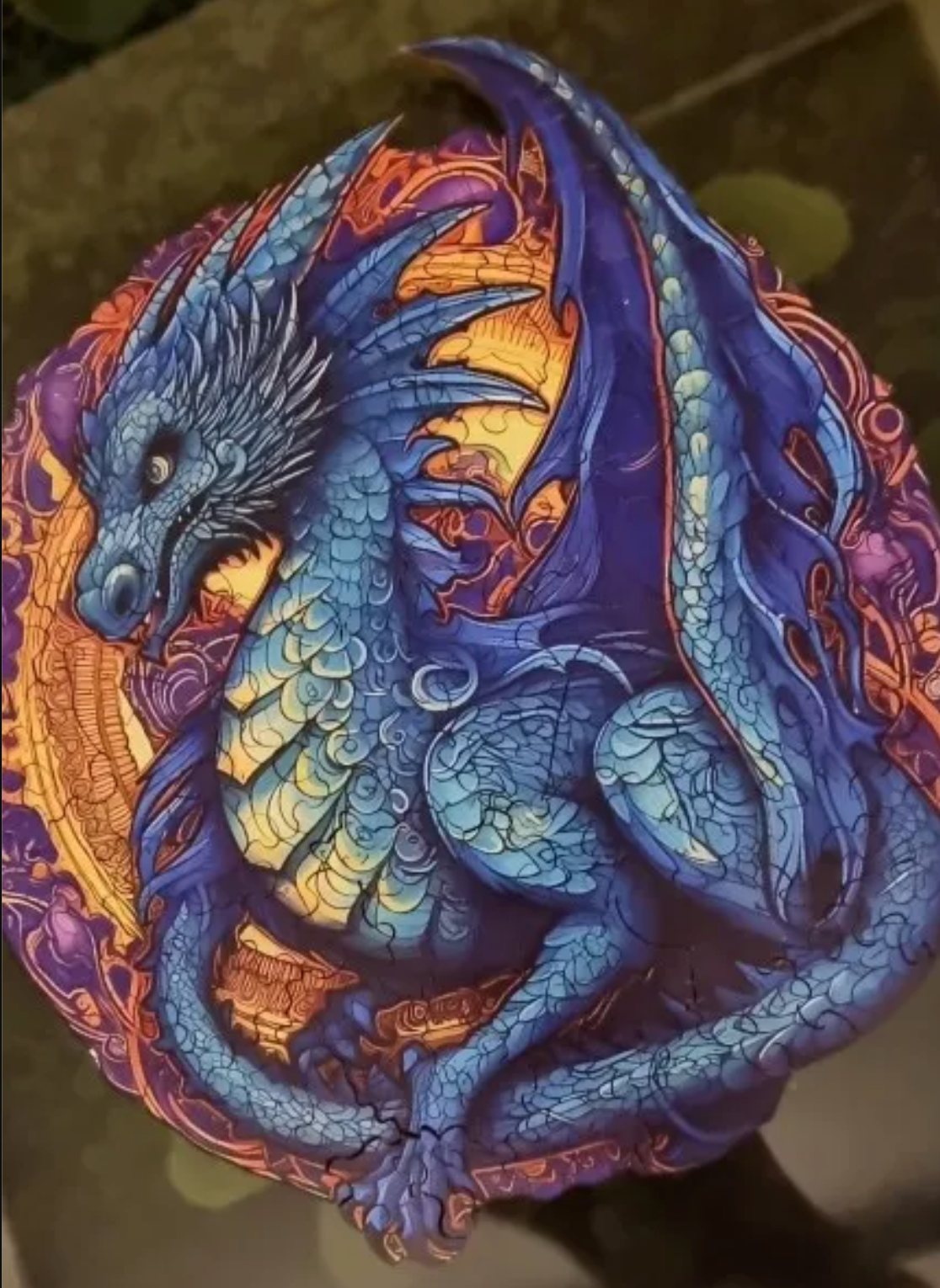 Dragon King Wooden Jigsaw Puzzle