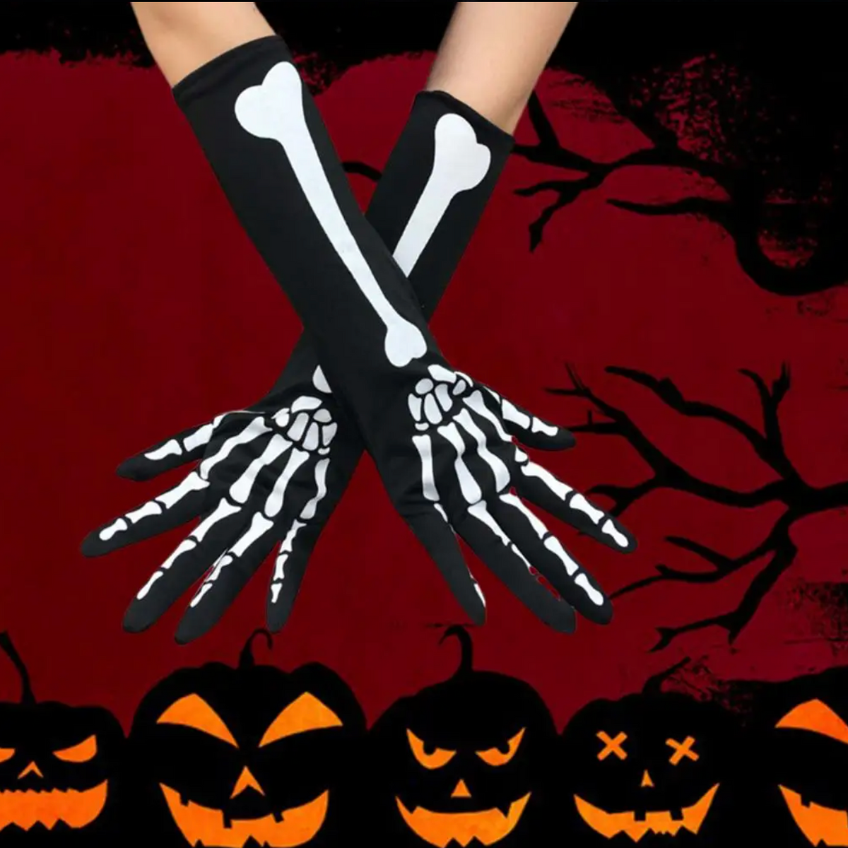 Glow in the Dark Skeleton Gloves and Socks
