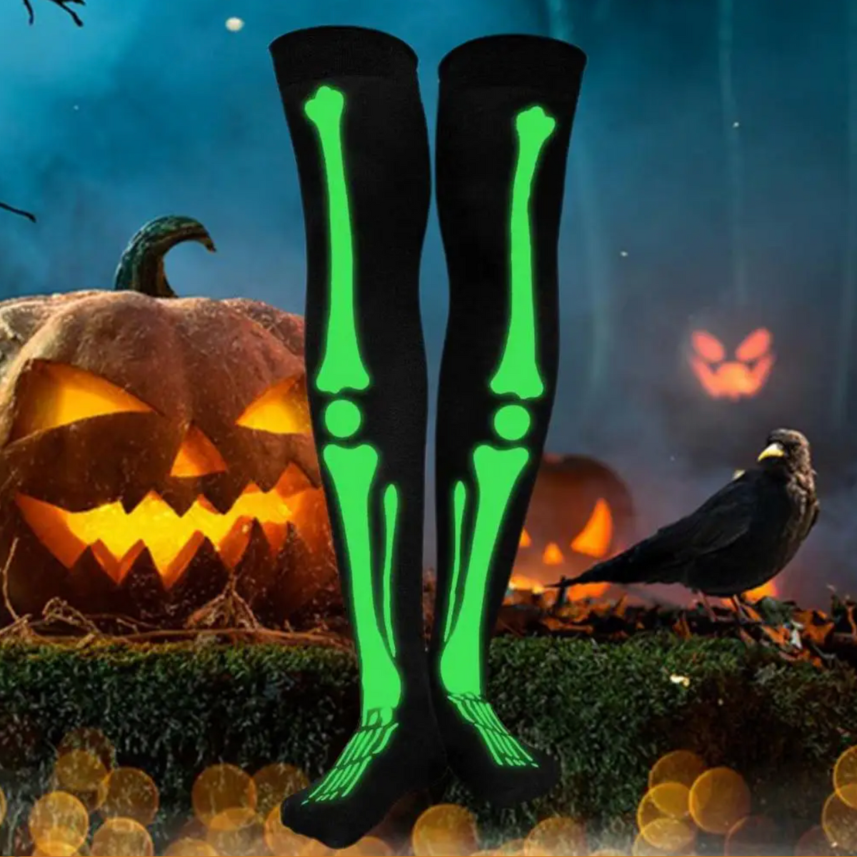 Glow in the Dark Skeleton Gloves and Socks