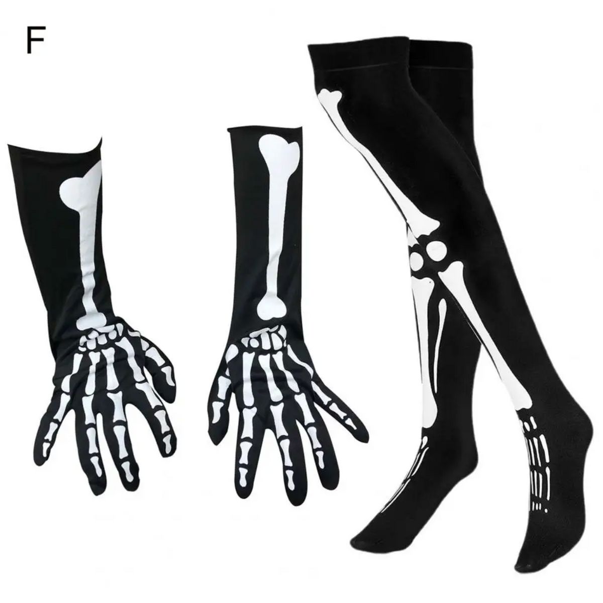 Glow in the Dark Skeleton Gloves and Socks