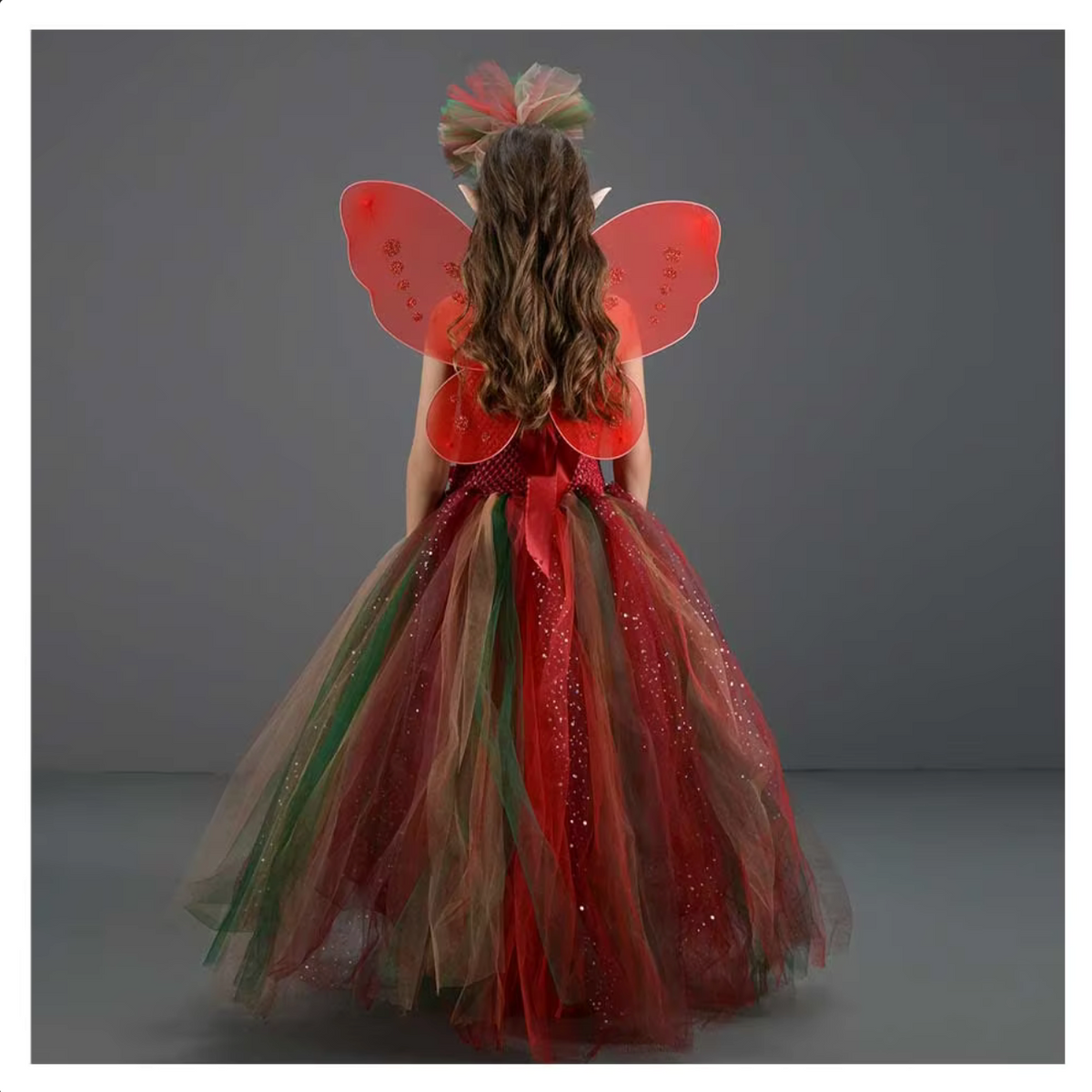 Forest Fairy Cosplay Girls Dress Ears Headwear Halloween Costume