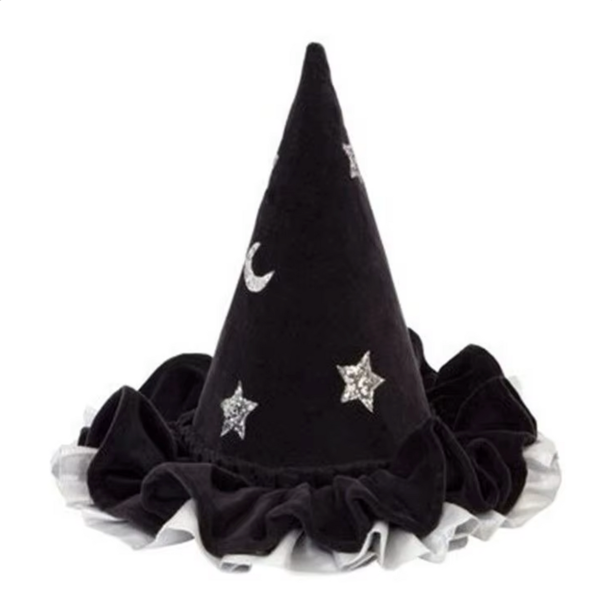 Stars and Moon Children's Halloween Costume Witch Matching Cloak and Hat