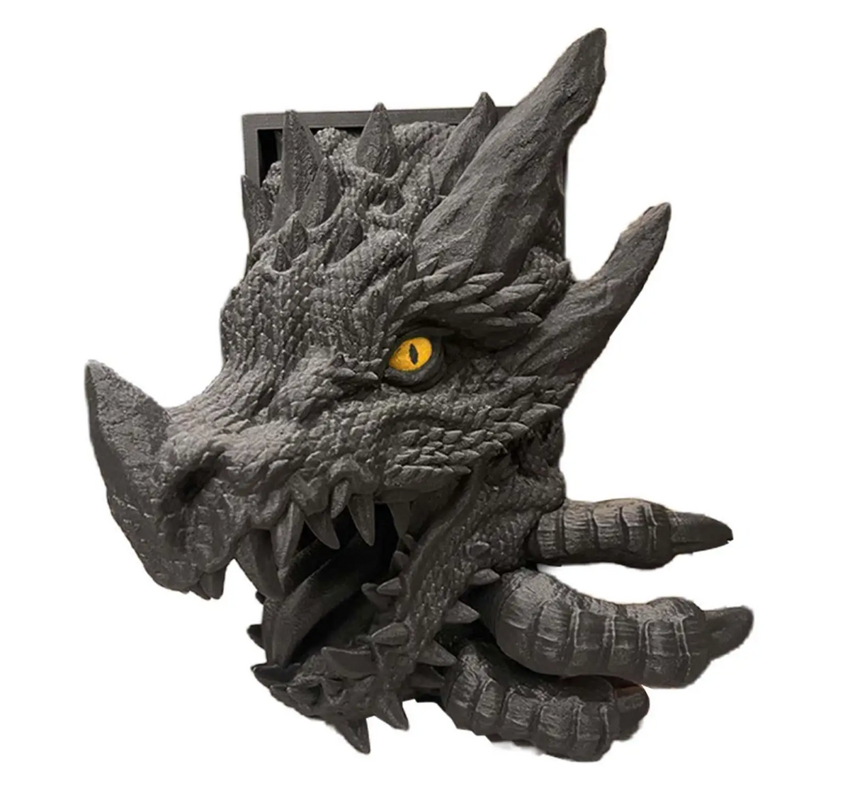 Dragon Book Shelf Decor Resin Book Holder For Fantasy Book Lovers