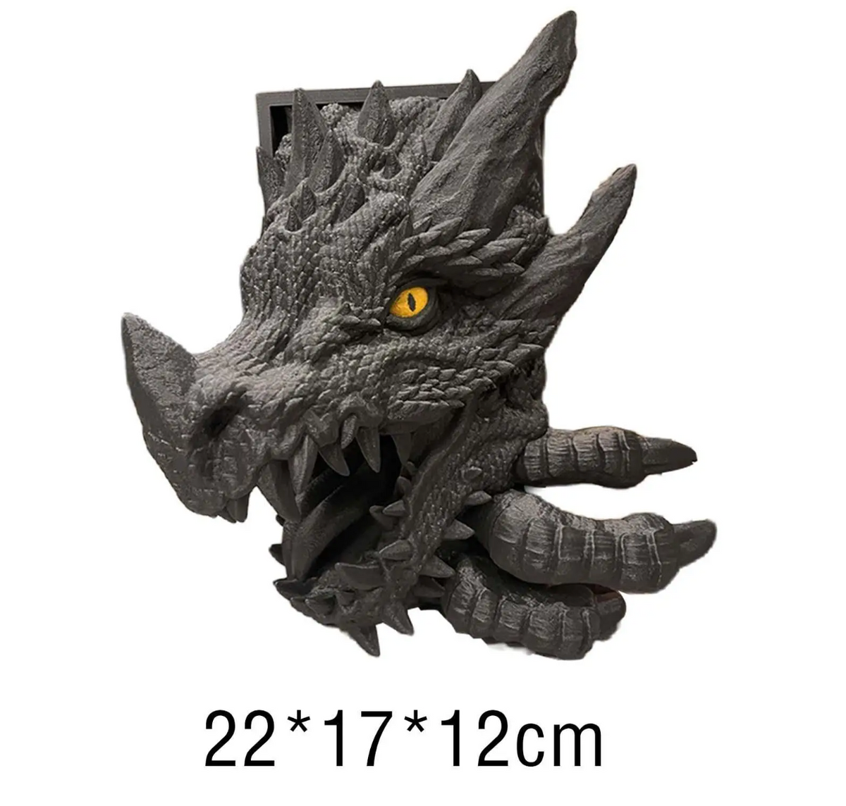 Dragon Book Shelf Decor Resin Book Holder For Fantasy Book Lovers