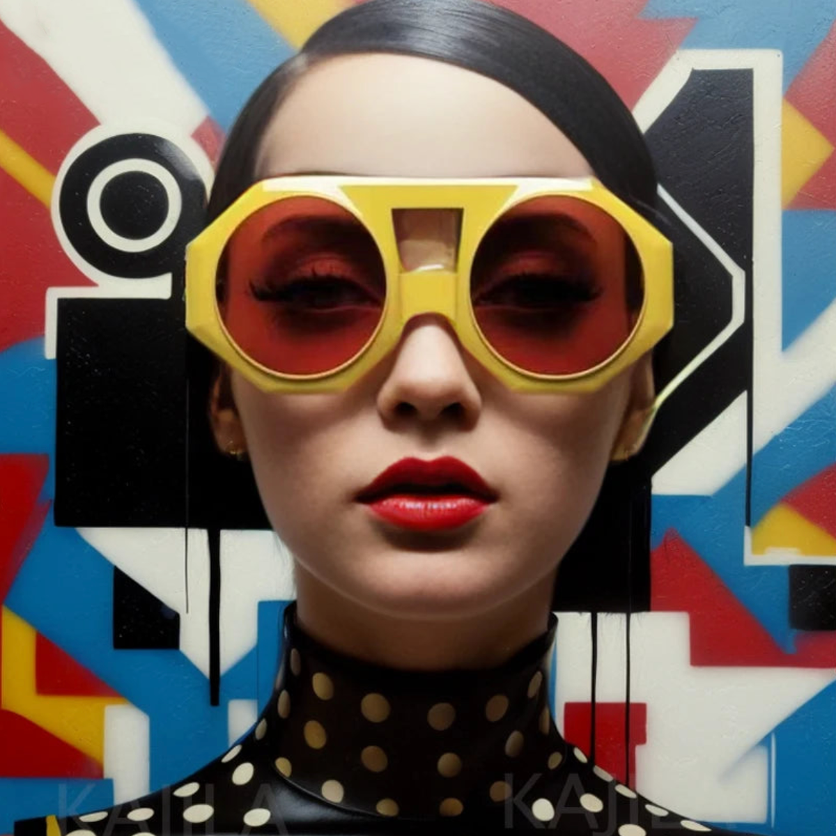 Oversized Futuristic Punk Sunglasses