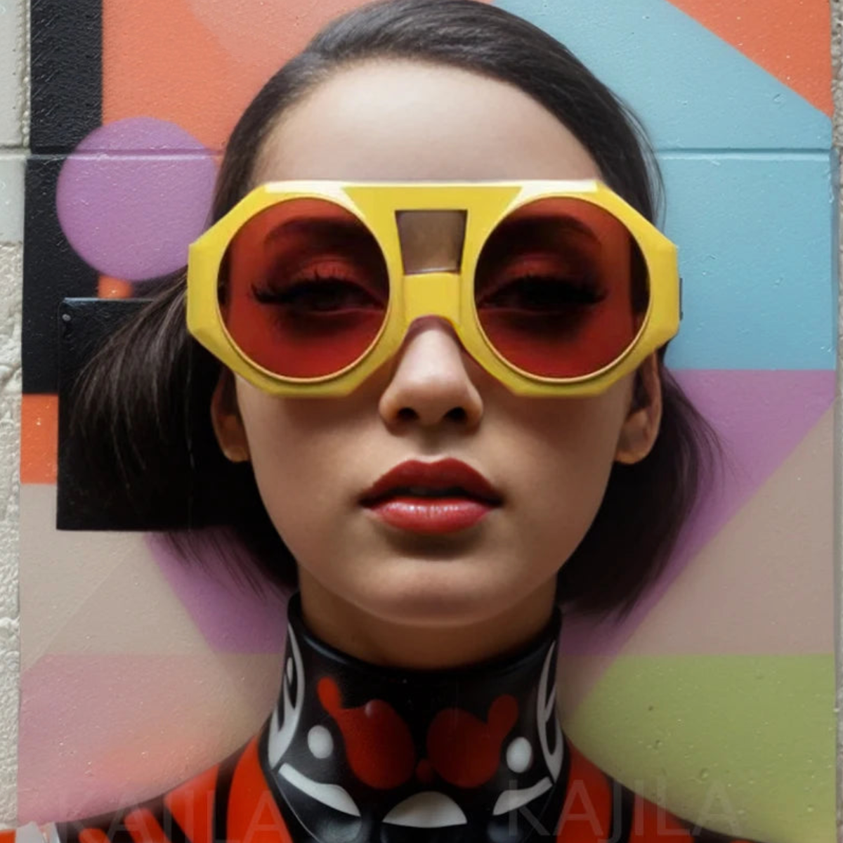 Oversized Futuristic Punk Sunglasses