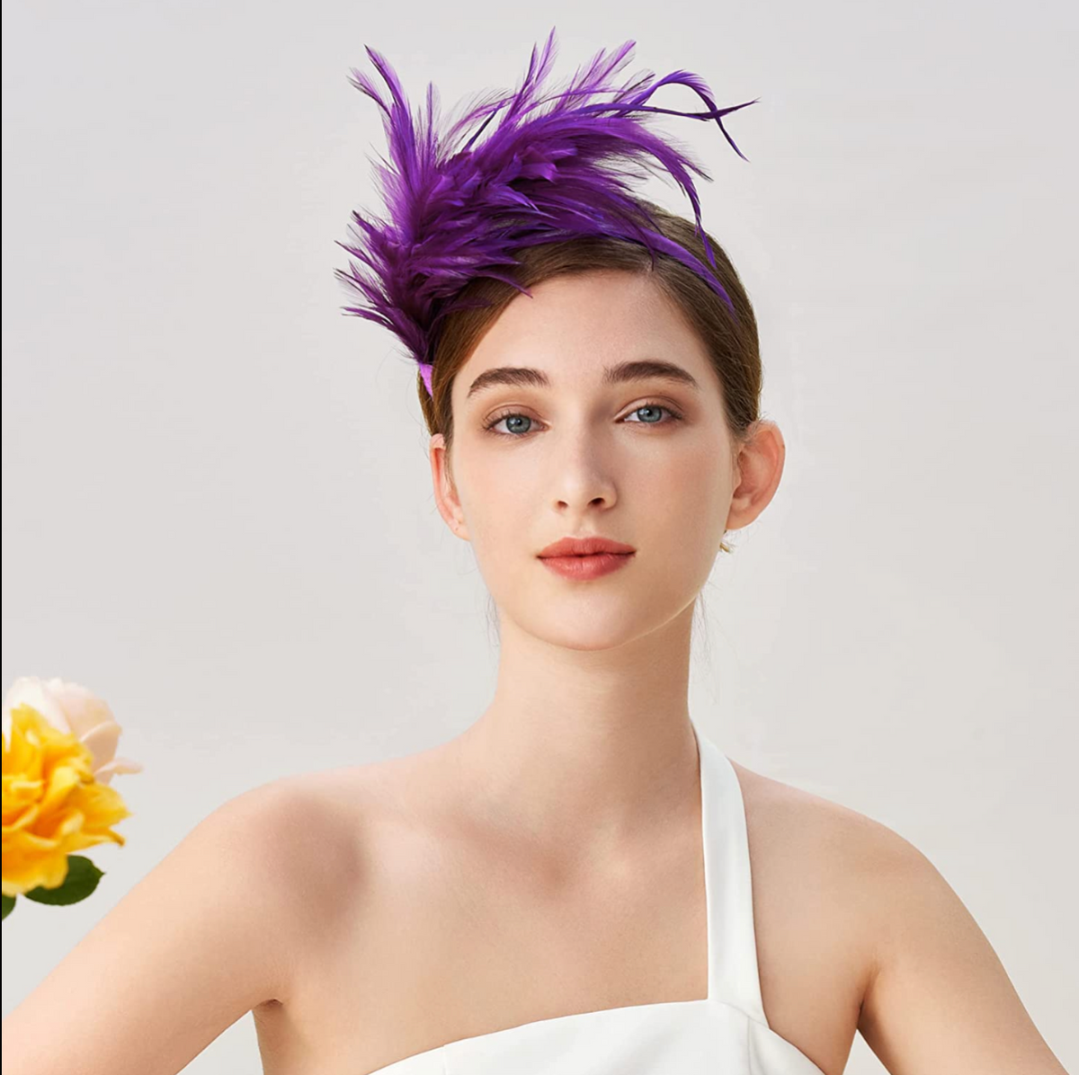 1920s Feather Fascinator Tea Party Headband