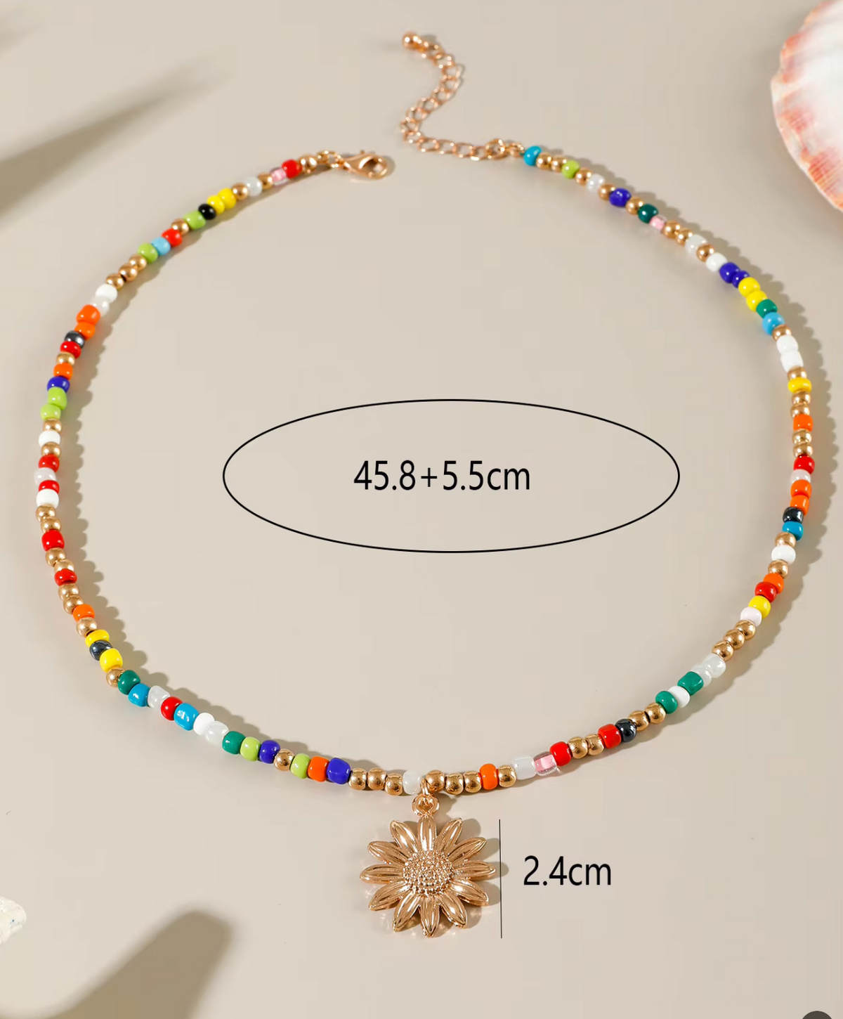 Boho Summer Starfish Shell Bead Necklaces