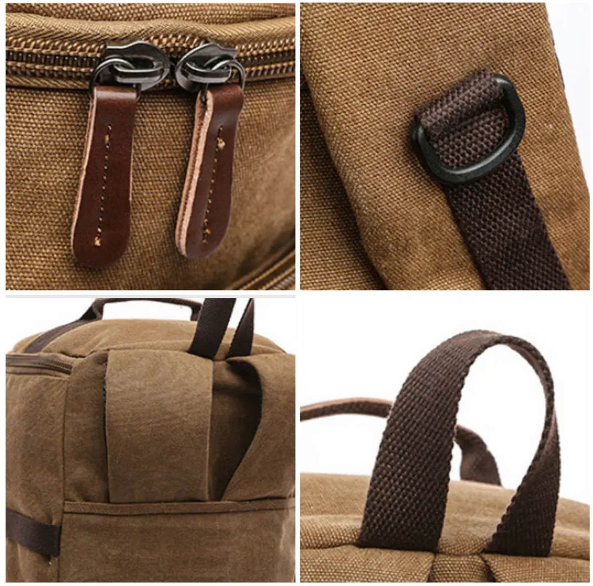 Woodsman Canvas Duffle Bags Travel Weekender Large Capacity Outdoor Backpack Luggage
