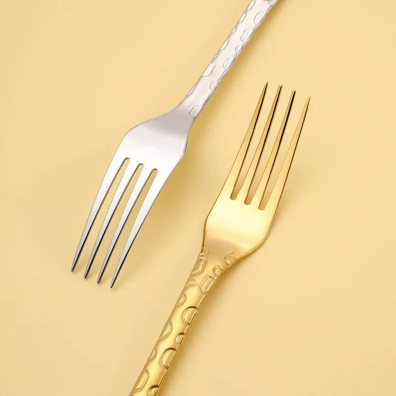 6pcs Stainless Steel Dragonfly Fork Set