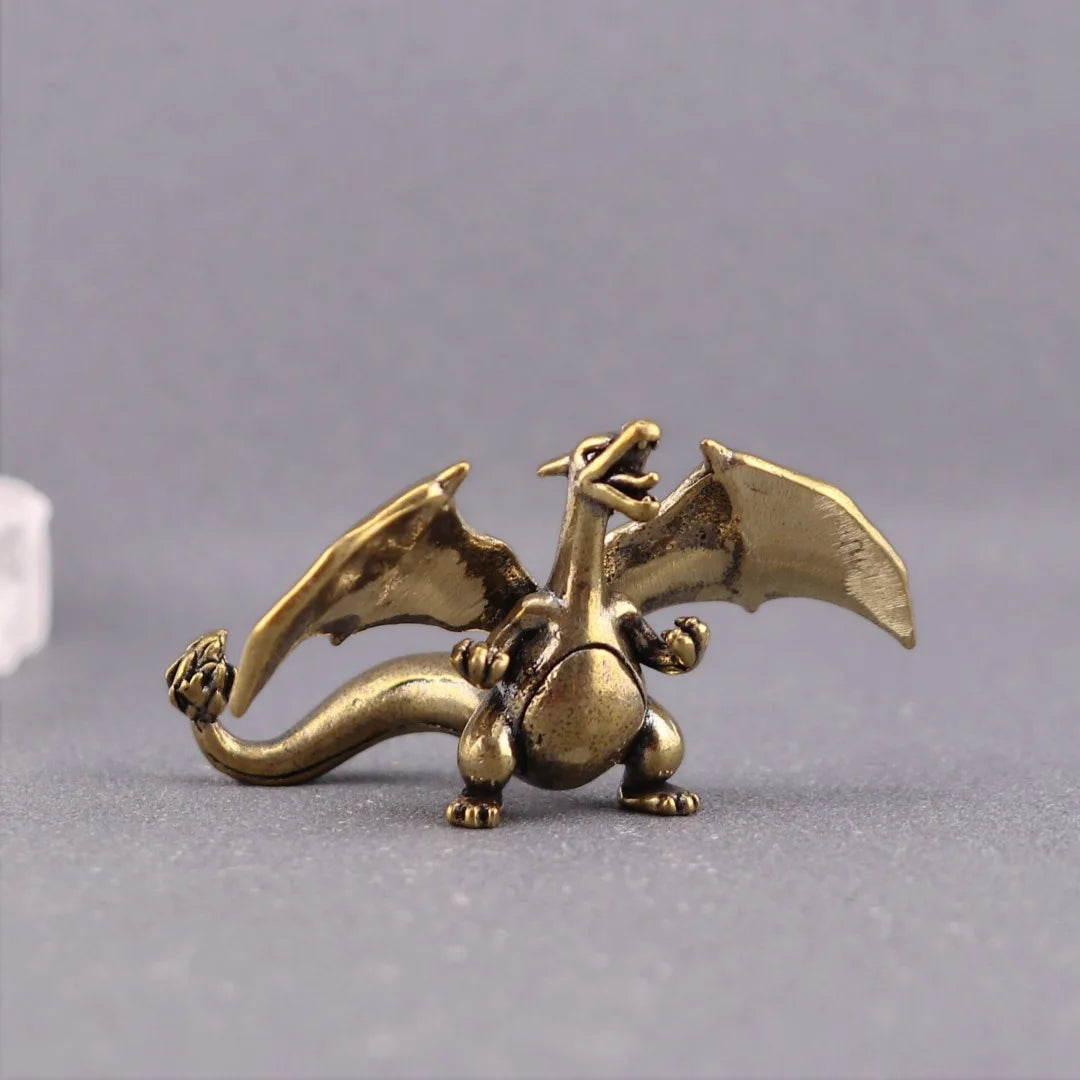 Flying Dragon BrassFigurines Tea Pet