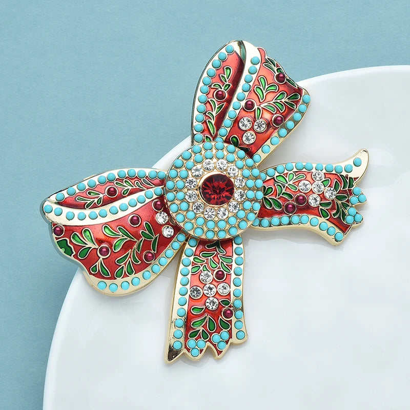 Big Enamel Bowknot Brooch