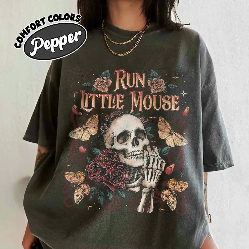 Run Little Mouse Haunting Adeline T-shirt Dark Romance Book Lover Gifts