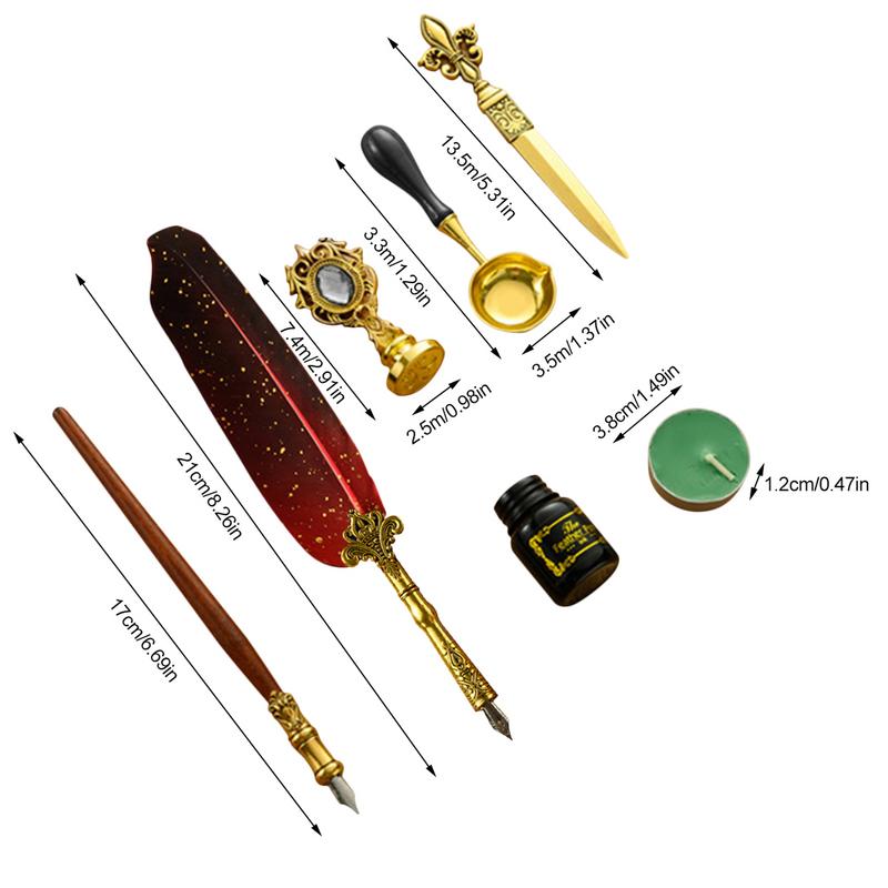 Lord Hifflebottom's Quill Pen Letter Writing Sets