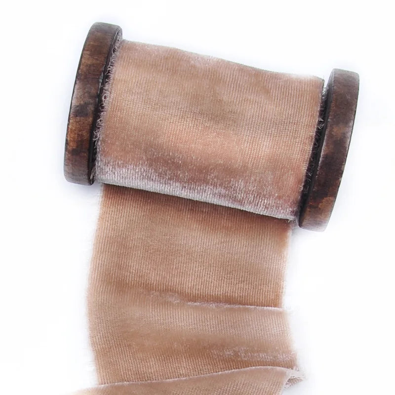 4CM*1m Velvet Ribbons Handmade Gifts Wrapping DIY Crafts