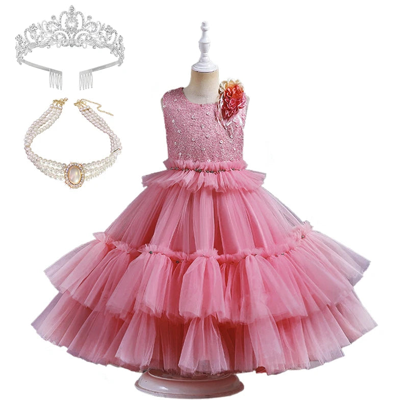 Cupcake Fluffy Tulle Tiered Party Dresses