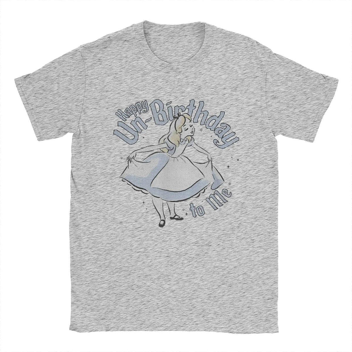 Happy Un-Birthday To Me Alice In Wonderland T-Shirts Cotton Tees