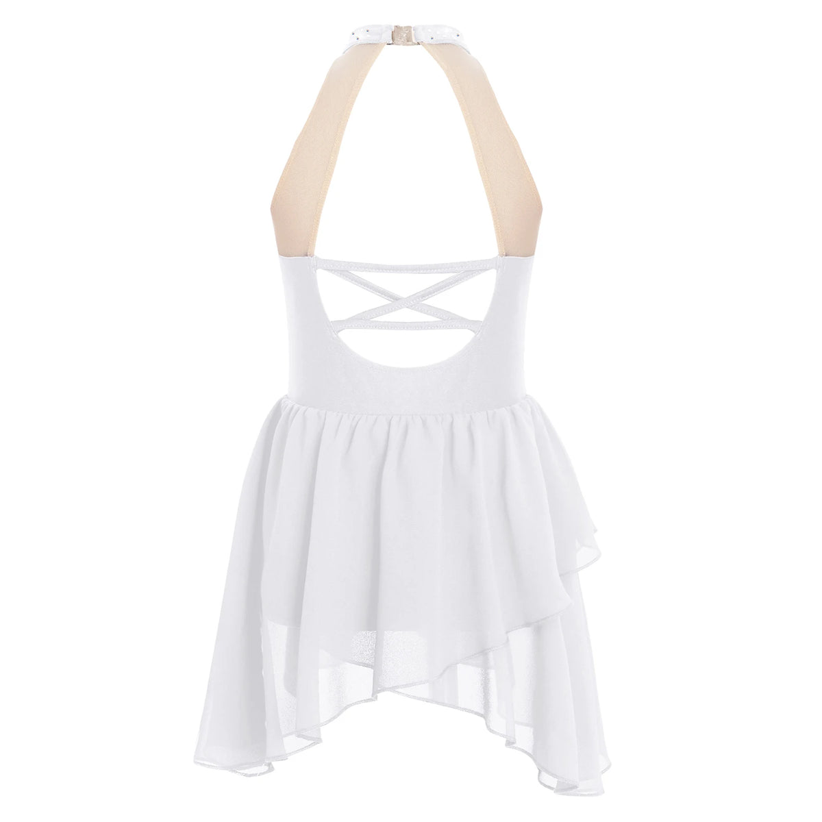 Girls Ballet Leotard Figure Ice Skating Dancewear Stage Costume