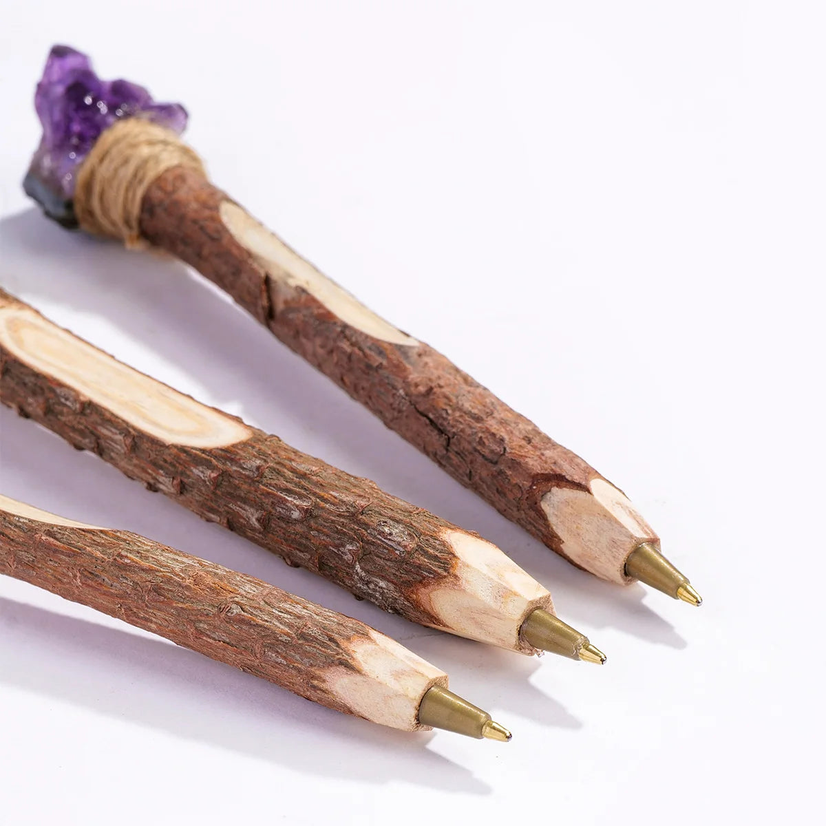 Natural Amethyst Crystal Cluster Dwarf Magic Pen