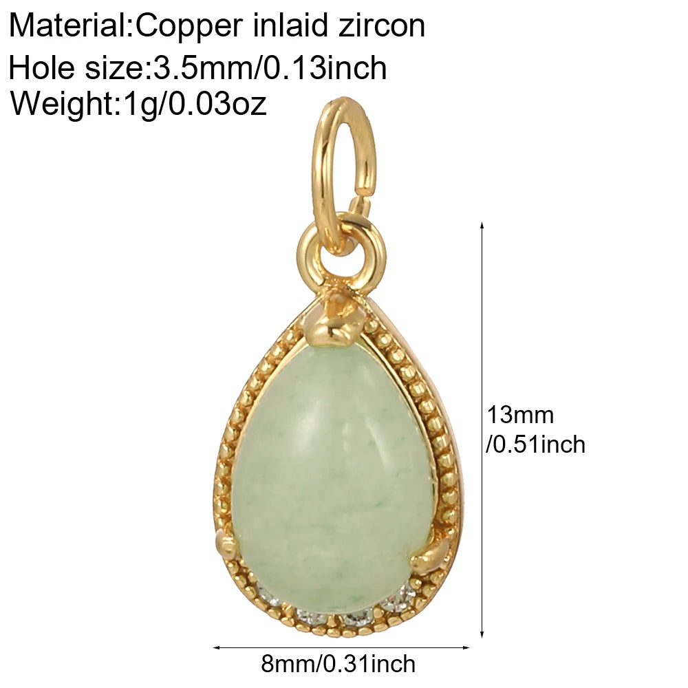 Green Charms Jewellery Making Supplies Necklace Bracelet Pendant Charms