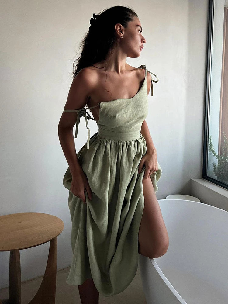 Eden's Cotton Linen Dress