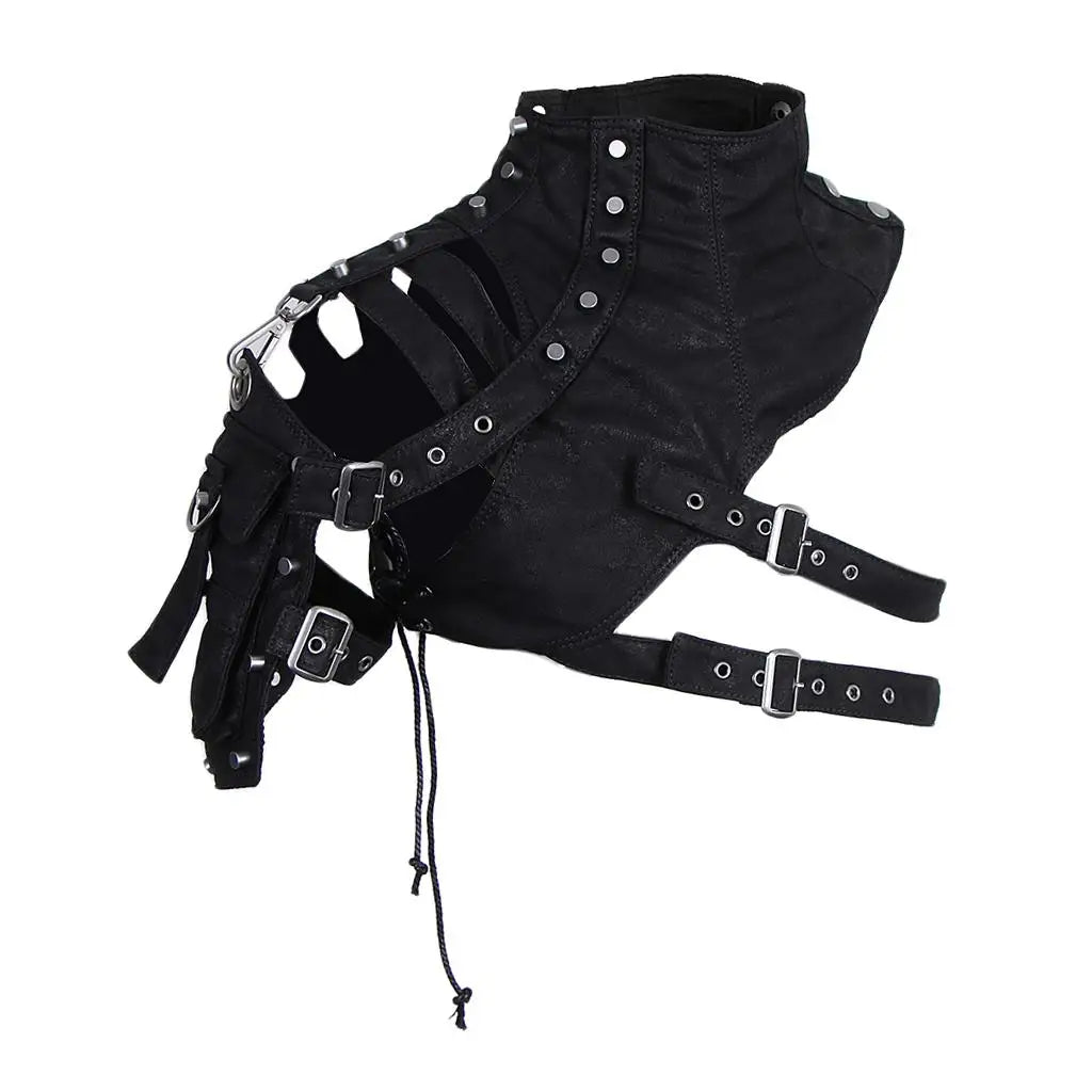 Steampunk Leather Pauldron Shoulder Arm Warrior Costume
