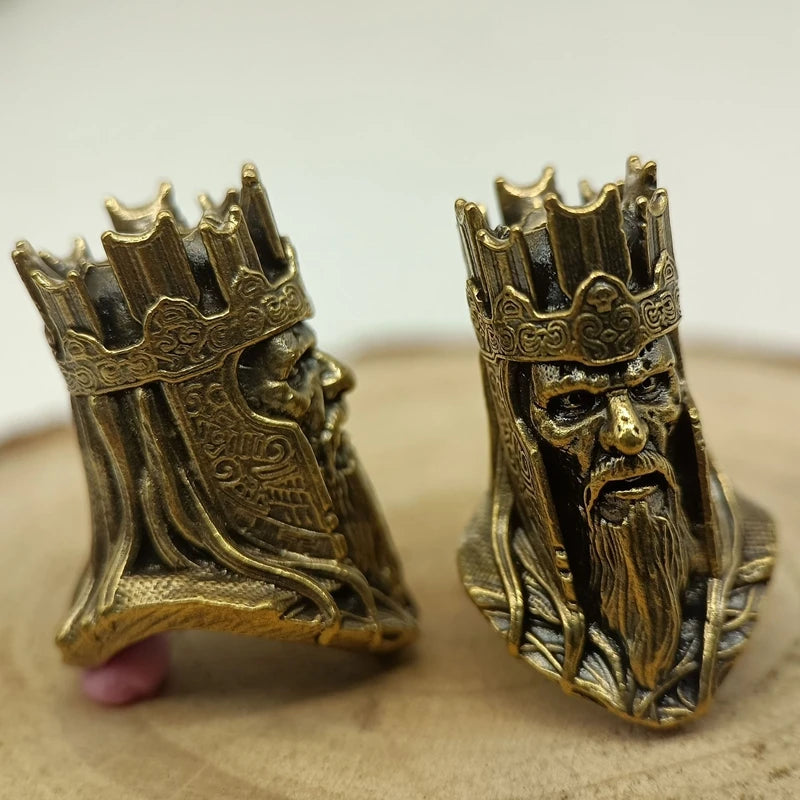 Pope Brass Paracord Bead Dreadlock Beard Beard
