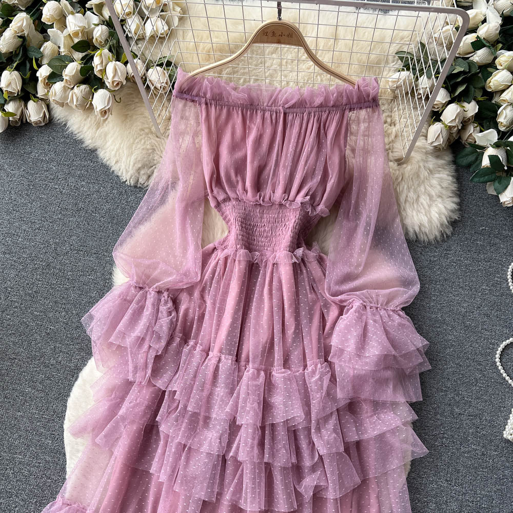 Cadenza's Cake Mesh Party Dress